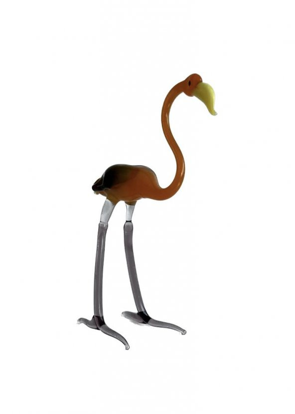 El Yapımı Murano Cam Flamingo Biblo A33-02 ürün görseli 1