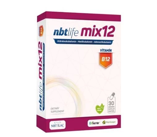 Nbt Life Mix12 B12 Ağızda Dağılan 30 Kapsül ürün görseli 1