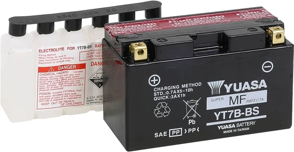 MOTORSİKLET AKÜSÜ 12V 7AH ürün görseli 1