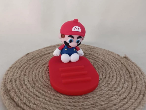 Telefon Tutucu Süper Mario Silikon Telefon Standı Karakter Figür Oyuncak 15513 ürün görseli 1