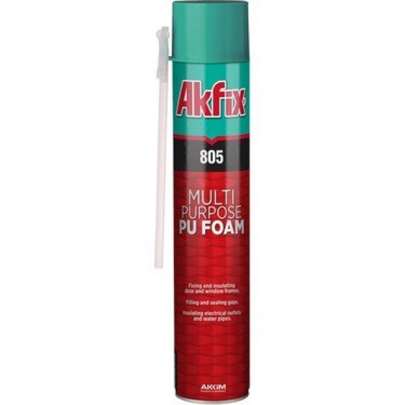 Akfix 805 Poliüretan Köpük Pipetli 750 ml ürün görseli 1