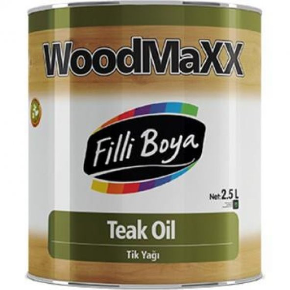 Filli Boya Woodmax Tik Yağı 2.5 Lt. ürün görseli 1