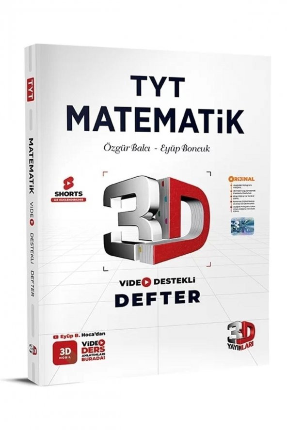 3D Tyt Matematik Defter Video Destekli ürün görseli 1