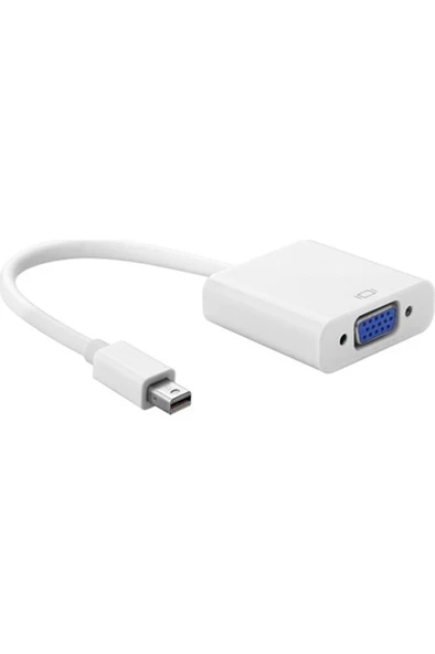 Mini Display Port To VGA Dönüştürücü Kablo Mdp Male (Erkek) VGA Famele (Dişi) ürün görseli 1