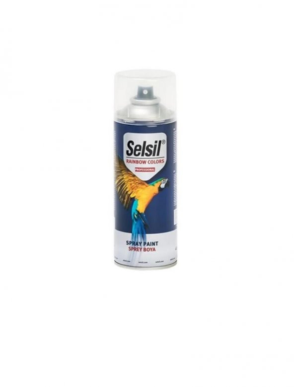 Selsil Sprey Boya Rainbow Siyah Parlak 400 ml ürün görseli 1