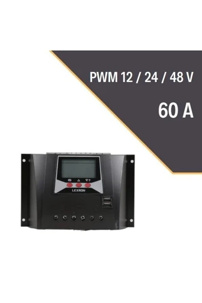 LEXRON 60a Pwm Şarj Kontrol Cihazı ürün görseli 1