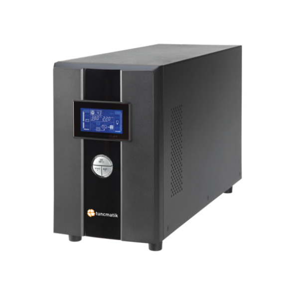 TUNÇMATİK NEWTECH PRO3 ONE 3KVA 5-15Dk 6x12V/9AH 1F/1F ONLİNE UPS TSK10093 ürün görseli 1