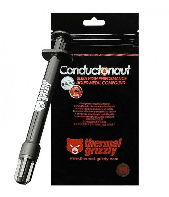 THERMALGRIZZLY Conductonaut Likit Metal 1gr 73W Yüksek Performansli Termal Macun ürün görseli 1