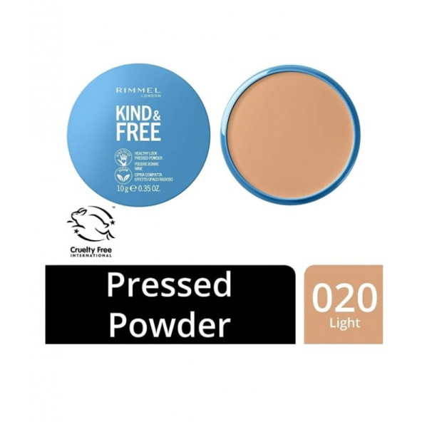 Rimmel London Kind Free Powder 020 Light ürün görseli 1