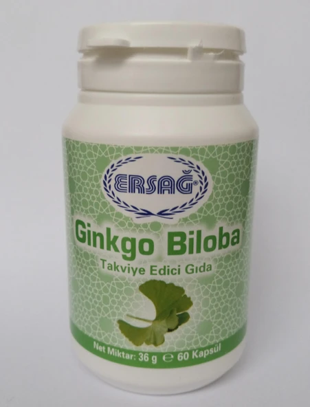 Ersağ Ginkgo Biloba Gıda Takviyesi ürün görseli 1