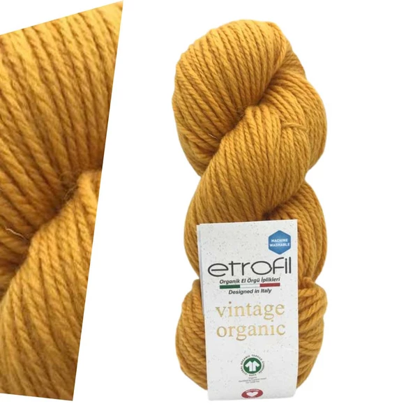 Etrofil Vintage Organic 72131 Mustard ürün görseli 1
