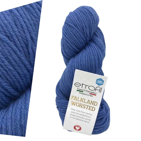 Etrofil Falkland Worsted 75175 Cobalt ürün görseli 1