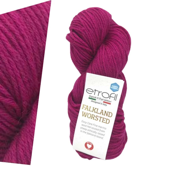 Etrofil Falkland Worsted 73160 Mulberry ürün görseli 1