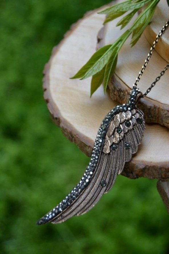 STONEAGE JEWELLERY El Yapımı Melek Kanat Bayan Kolye ürün görseli 1