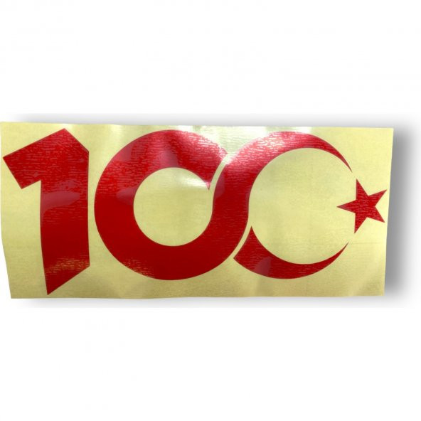 Seven 100.Yıl Folyo Stıcker 22,5 Cm X 10 Cm ürün görseli 1