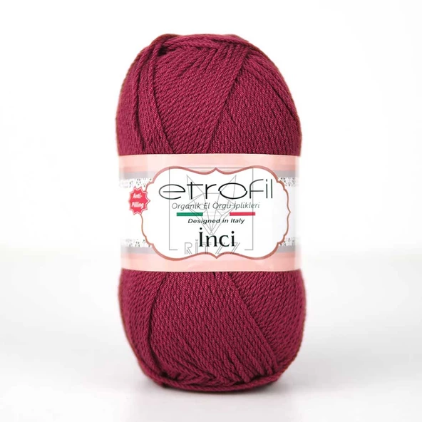 Etrofil İnci 73104 Bordo - Resim 2