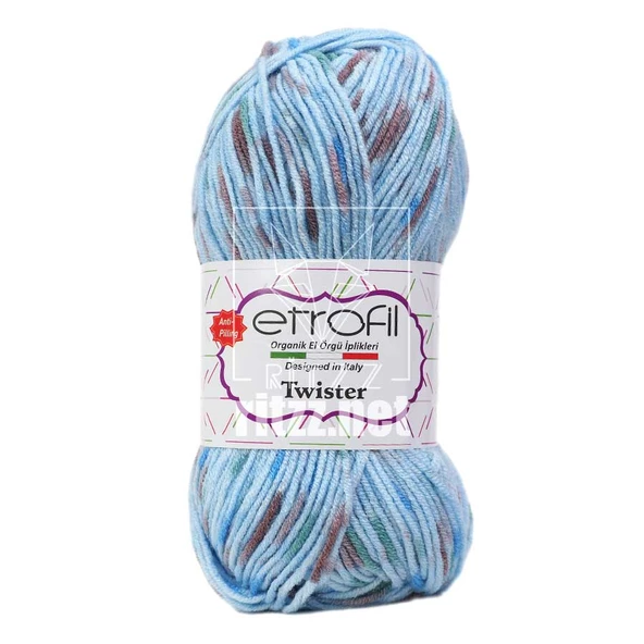 Etrofil Twister SE224 / Mavi Yeşil Kahve ürün görseli 1