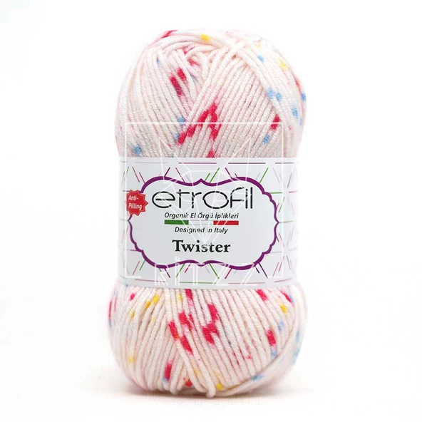 Etrofil Twister / Gül Kurusu Sarı Mavi / SE232 ürün görseli 1