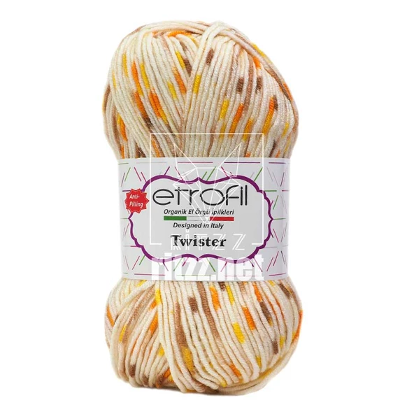 Etrofil Twister SE229 / Ekru Kahve Sarı ürün görseli 1