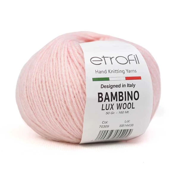 Etrofil Bambino Lux Wool 70309 Açık Pembe ürün görseli 1