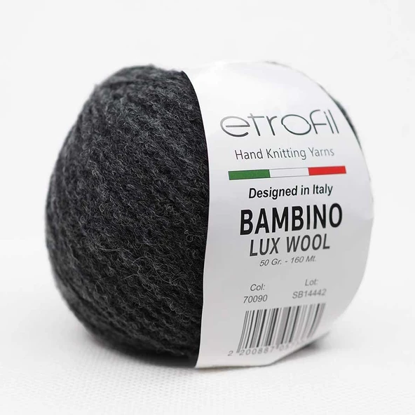 Etrofil Bambino Lux Wool 70090 Antrasit ürün görseli 1