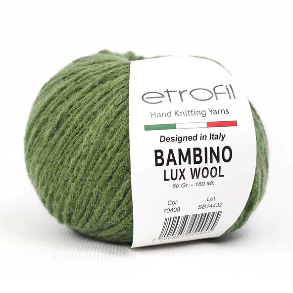Etrofil Bambino Lux Wool 70408 Çimen Yeşili ürün görseli 1