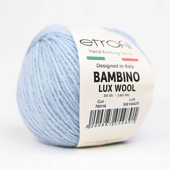 Etrofil Bambino Lux Wool 70516 Açık Mavi ürün görseli 1