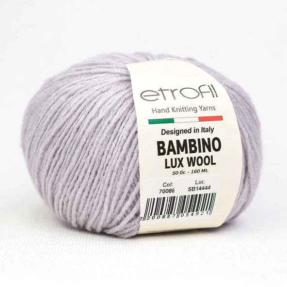 Etrofil Bambino Lux Wool 70086 Gri ürün görseli 1