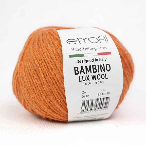 Etrofil Bambino Lux Wool 70212 Turuncu ürün görseli 1