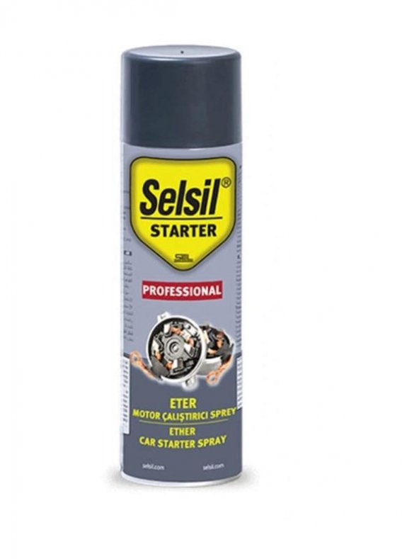 Selsil Motor Çalıştırıcı Eter Sprey 200 ml ürün görseli 1