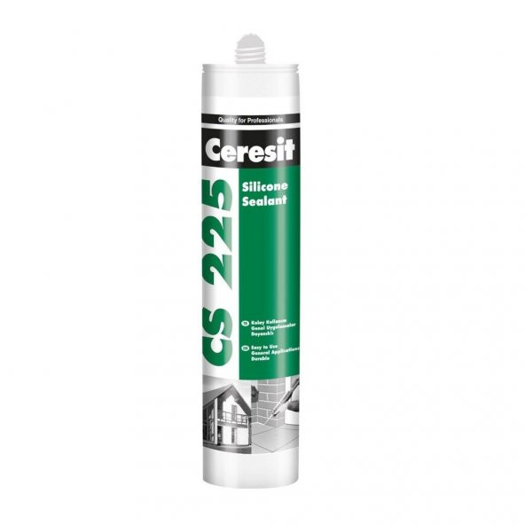 Ceresit CS225 Silikon Şeffaf 280 gr ürün görseli 1