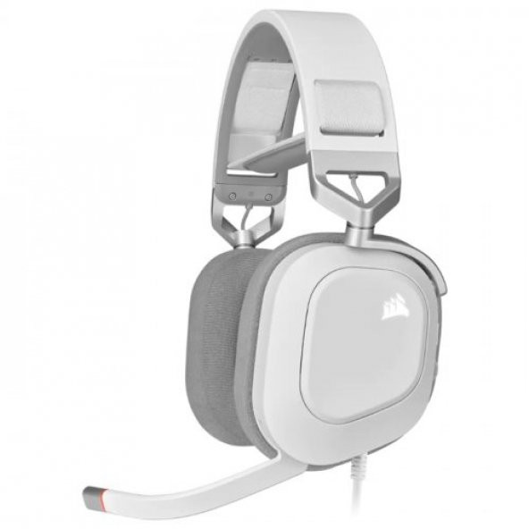 CORSAIR HEADSET-CA-9011238-EU-HS80 RGB USB Wired Gaming Headset - White ürün görseli 1