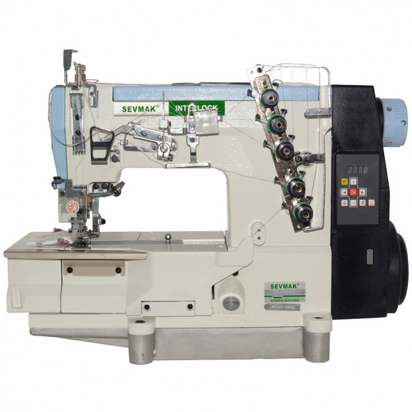 Sevmak SK-3500-03D Kafadan Motorlu Etek Reçme Makinası ürün görseli 1