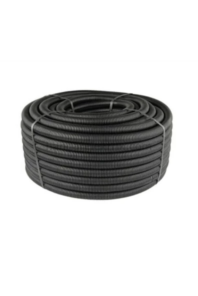 MUTLUSAN 40'lık Plastik Spiral Boru Siyah (25 metre) ürün görseli 1