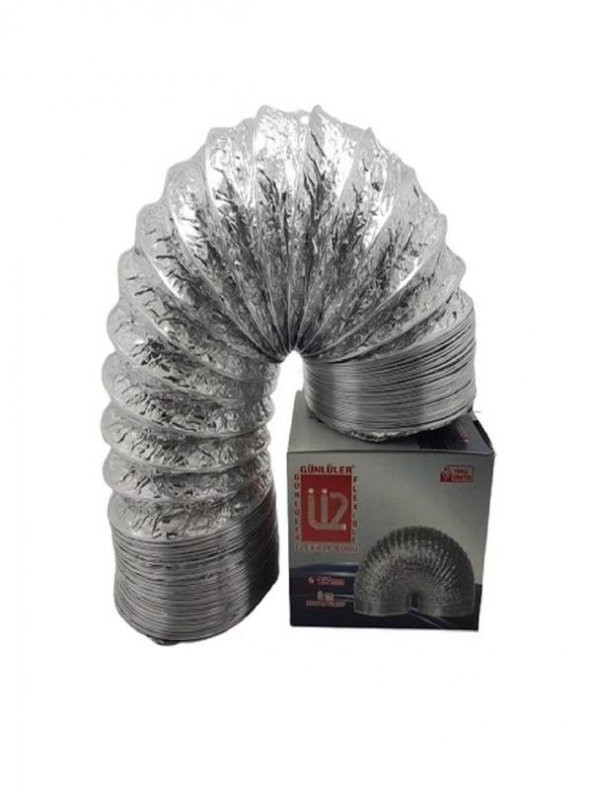 Günlüler Şofben Borusu Telli 120 mm 2 mt 5'' ürün görseli 1