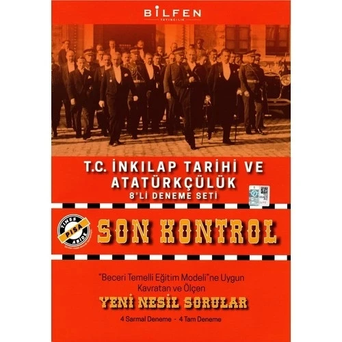 BİLFEN 8.SINIF SON KONTROL İNKILAP TARİHİ DENEME ürün görseli 1