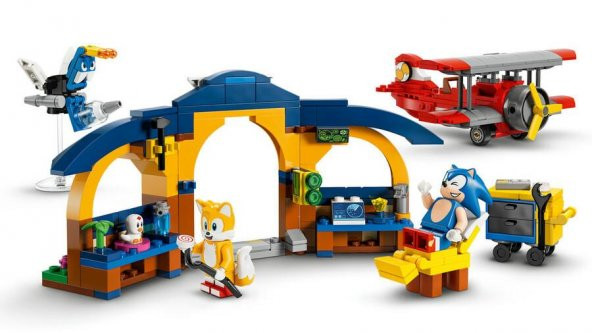 LEGO Sonic the Hedgehog 76991 Tails' Workshop and Tornado Plane - Resim 4