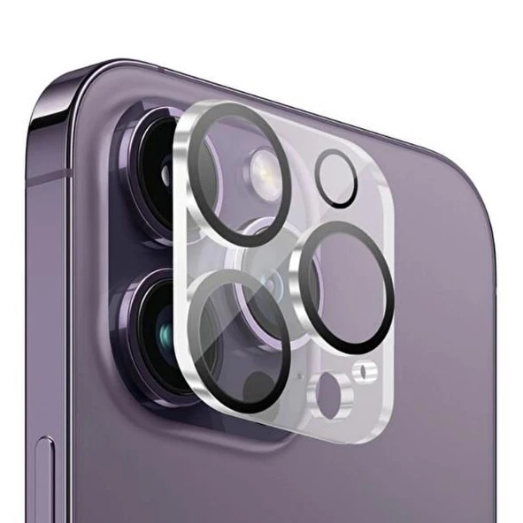 Vendas iPhone 15 Pro Uyumlu (15 Pro) Integrad Tam Uyumlu Kamera Lens Koruyucu ürün görseli 1