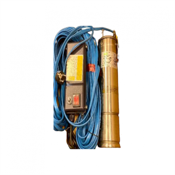 AMEGA MGM-P 200 2 HP 220v 25 mt. Kablolu & Panolu Bronz Yağ Çemberli Dalgıç Pompa Çıplak Motoru ürün görseli 1