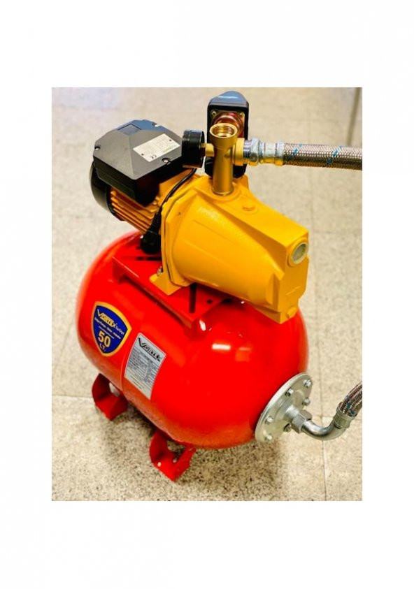 VORTEX JET 100M 1 HP 5 Kat 6 Daire 50 LT Yatık Tank Kitli Paket Hidrofor ürün görseli 1