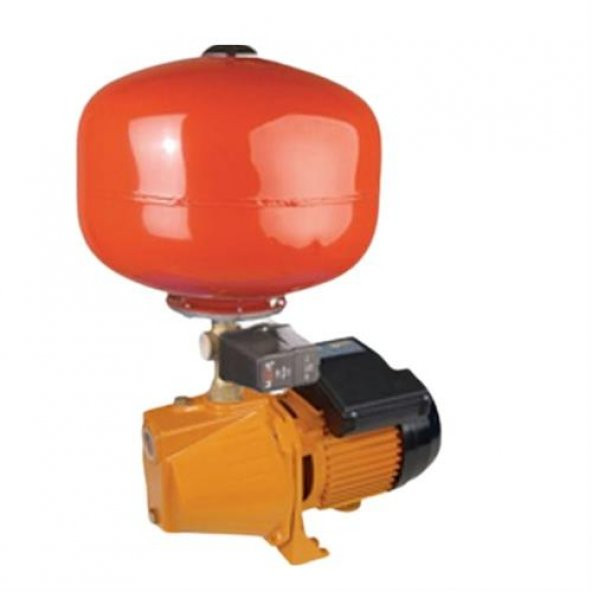 VORTEX VPJ JET 100 Oval 1 HP 5 Kat 6 Daire 24 LT Küre Tank Kitli Paket Hidrofor ürün görseli 1