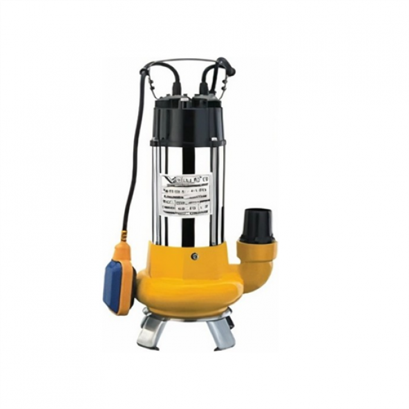VORTEX VX200M 2 HP 380v Flatörlü Pis Su Foseptik Parçalayıcılı Dalgıç Pompa ( Açık Fanlı ) ürün görseli 1