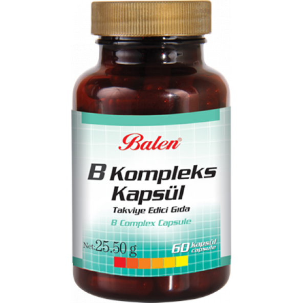 BALEN B VİTAMİN KOMPLEKSİ KAPSÜL 425 MG 60 KAPSÜL ürün görseli 1