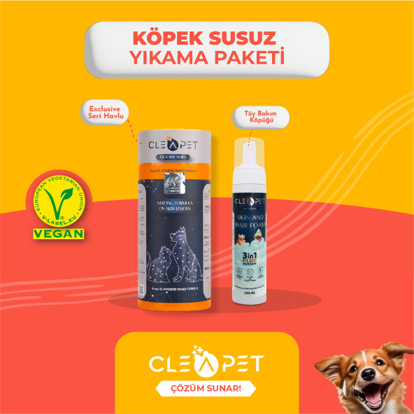 Köpek Susuz Yıkama Paketi ürün görseli 1