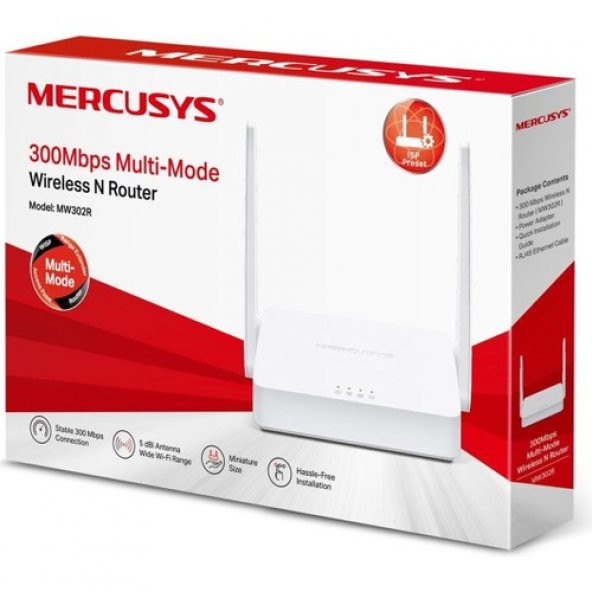 Tp-Lınk Mercusys MW302R 300MBPS Wıfı N Router ürün görseli 1