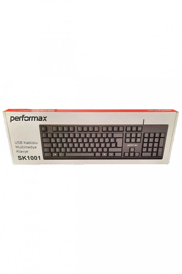 Performax SK1001 Siyah Kablolu Klavye - Resim 3