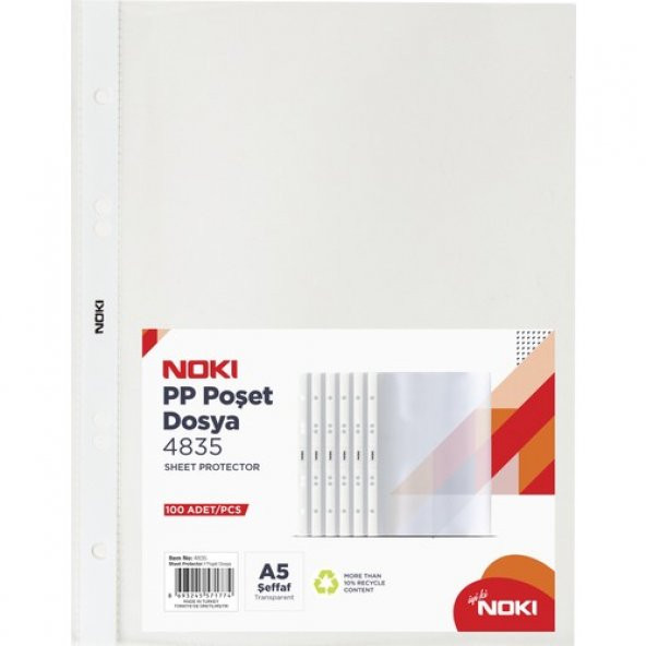Noki Poşet Dosya A5 100 Lü 4835 ürün görseli 1