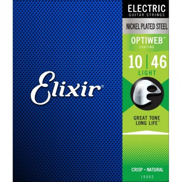 Elixir 19052 Optiweb Light Elektro Gitar Teli (10-46) ürün görseli 1