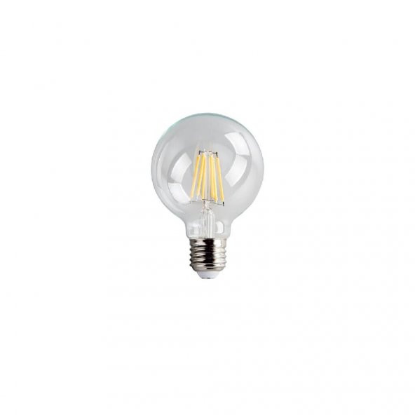 Cata 6 Watt Flament LED Ampul G95 Glop Şeffaf Gunışığı CT-4354 ürün görseli 1