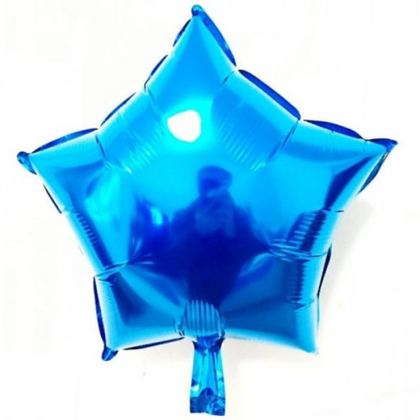 Yıldız Saks Mavi 24 inç Folyo Balon ürün görseli 1